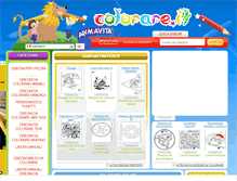 Tablet Screenshot of colorare.it