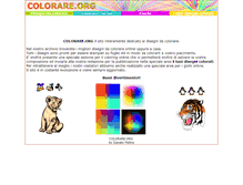 Tablet Screenshot of colorare.org